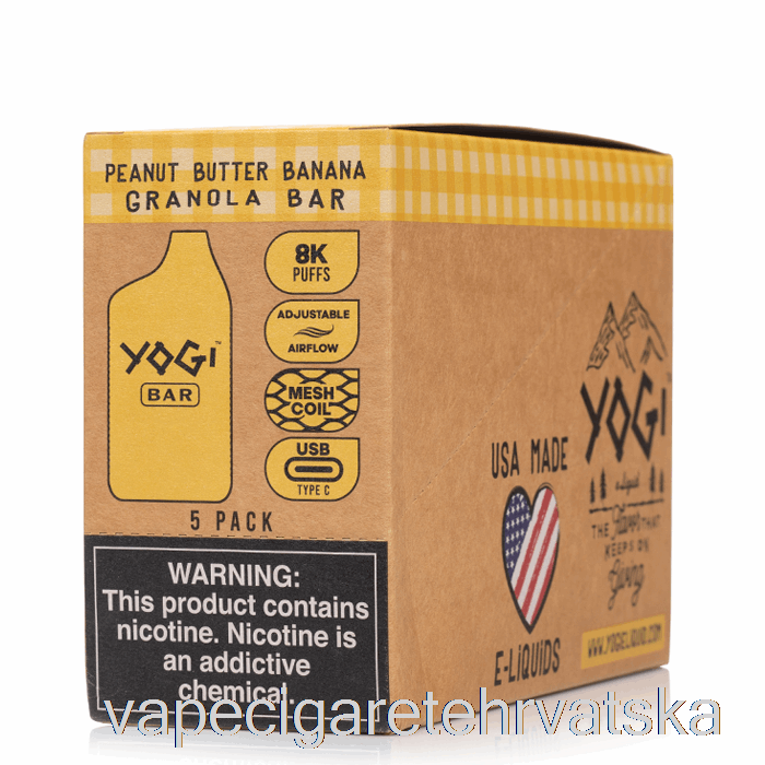 Vape Cigarete [5-pack] Yogi Bar 8000 Za Jednokratnu Upotrebu